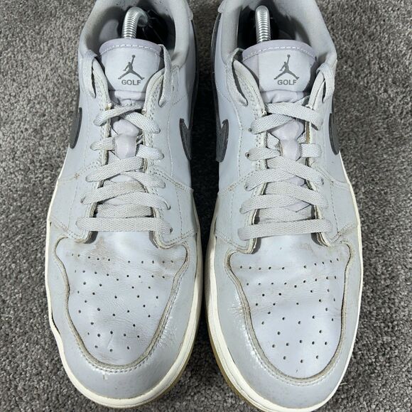 Nike Air Jordan 1 Low DD9315-006 Men’s Sz 12 Wolf Gray Spikeless Golf Shoes Used main image 8